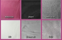 Fleece effen, kies hier uw stof